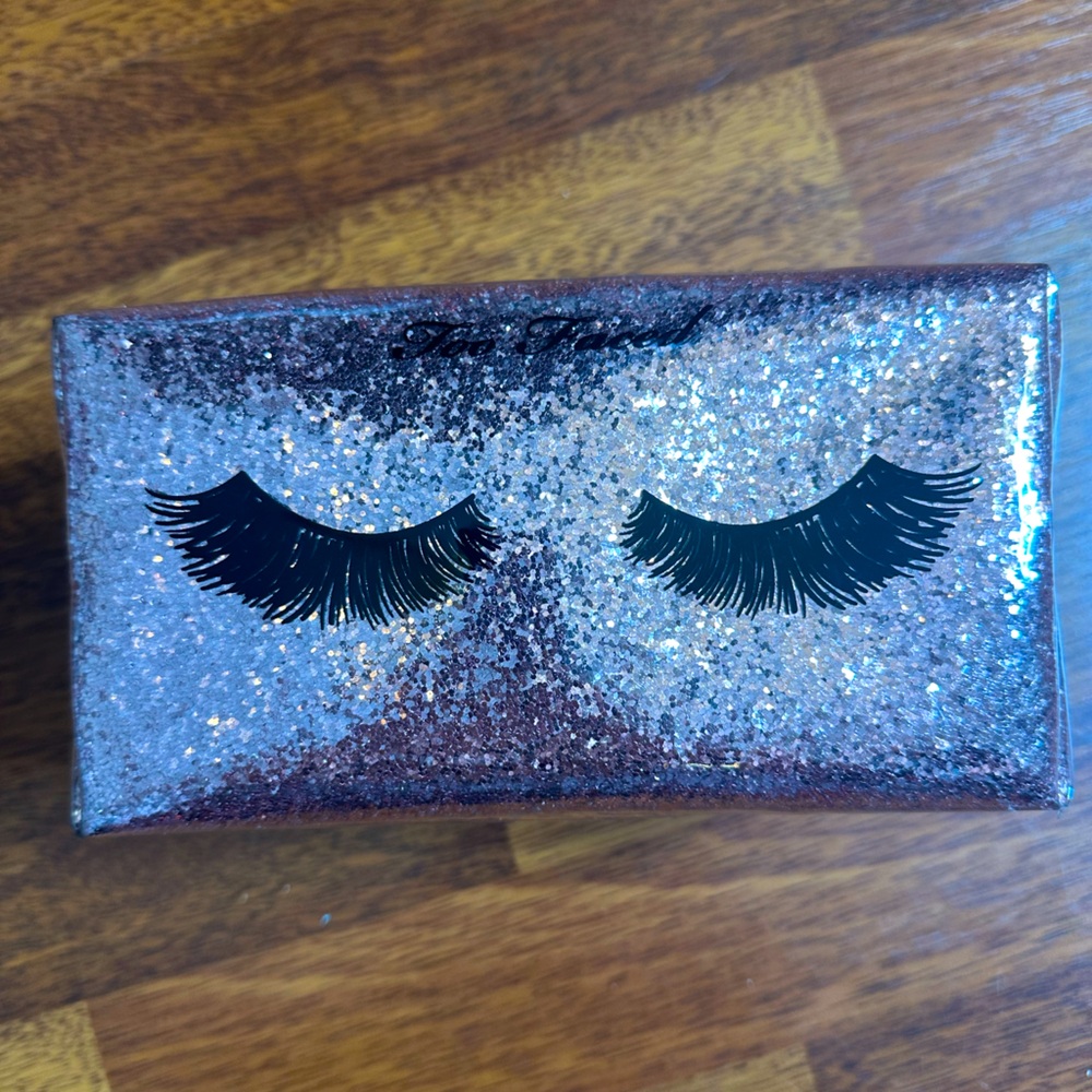 Too Faced Cosmetics Glitter Makeup Bag